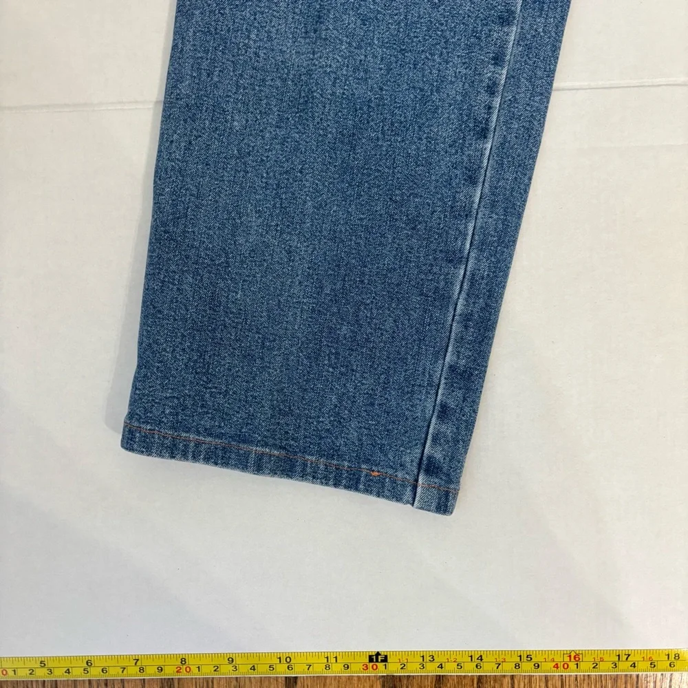 Lauren Jean co. Ralph Lauren Vtg‎ Sz 10 blue denim Jean 5 pocket straight leg